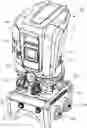 Fig. 01 - Vertical electric pump having instruments for control and monitoring the operation of the pump accessible from a single side of the pump