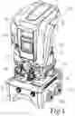 Fig. 02 - Vertical electric pump having instruments for control and monitoring the operation of the pump accessible from a single side of the pump