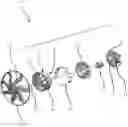 Fig. 01 - Cooling radiator for motor fan unit