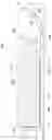 Fig. 12 - Two-piece floating joint replacement device with a rigid backing material