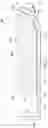 Fig. 13 - Two-piece floating joint replacement device with a rigid backing material