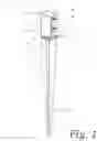 Fig. 02 - Post support having extensive angular adjustability