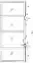 Fig. 03 - Lock assembly for non-pivotable door