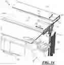 Fig. 14 - Electronic actuated tonneau cover striker assembly