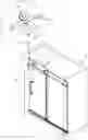 Fig. 01 - DETACHABLE AND REPLACEABLE SHOWER DOOR ASSEMBLY WITH BUFFER FUNCTION