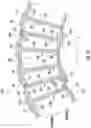 Fig. 13 - Nozzle assembly with alternating inserted vanes for a turbine engine