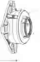 Fig. 02 - Housing element with end cover having an optimized sealing action