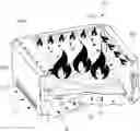Fig. 01 - Partition wall assembly for stove