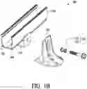 Fig. 03 - Single-piece hinged clamp for track mounting assemblies
