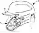 Fig. 01 - Adjustable protective helmet jaw flap