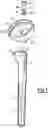 Fig. 02 - Modular humeral prosthesis for an inverted shoulder prosthesis