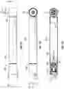 Fig. 40 - Long-bolt cartridge clamping system