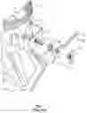 Fig. 02 - Handle assembly for rotating a pivot rod attached to a damper within ductwork