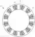 Fig. 01 - Matched contour winding of coils in slot between adjacent teeth of stator core and processing method therefor