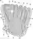 Fig. 01 - Ball glove having ball spin reduction webbing