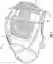 Fig. 06 - Ball glove having ball spin reduction webbing