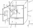 Fig. 01 - Household refrigeration apparatus with an housing of an ice maker and method for assembling a housing of an ice maker