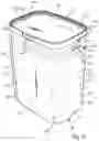 Fig. 06 - Composite container with separable top, a body blank, and a method of separating a top end portion from a main body of the container