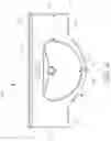 Fig. 10 - Mold insert for molding a unitary countertop-bowl combination