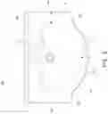 Fig. 15 - Mold insert for molding a unitary countertop-bowl combination