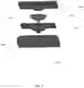 Fig. 17 - Mold insert for molding a unitary countertop-bowl combination