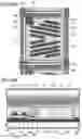 Fig. 21 - FFS-mode liquid crystal display device comprising a top-gate transistor and an auxiliary wiring connected to a common electrode in a pixel portion