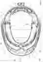 Fig. 02 - SAFETY HELMET WITH AN INTERMEDIATE PIECE FOR CHANGING THE CENTER OF GRAVITY AND ARRANGEMENTS WITH SUCH A SAFETY HELMET AND TWO ALTERNATIVE INTERMEDIATE PIECES