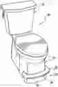 Fig. 01 - Foot ledge structure for toilet