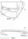 Fig. 05 - Foot ledge structure for toilet
