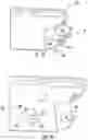 Fig. 18 - Foot ledge structure for toilet