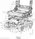 Fig. 03 - Vehicle seat comprising a restraint system for the adjustment and suspension device