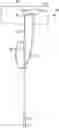 Fig. 01 - Ceiling mounted kitchen faucet