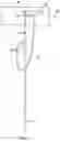 Fig. 02 - Ceiling mounted kitchen faucet
