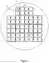 Fig. 02 - Substrate with cut semiconductor pieces having measurement test structures for semiconductor metrology