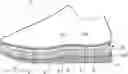 Fig. 01 - Shock absorption shoe having at least one inflatable shock absorption module hidden inside the shoe in which air pressure is adjustable