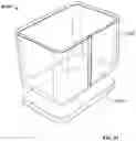 Fig. 43 - Container with magnetic closure