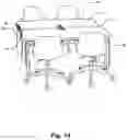 Fig. 15 - Table and panel furniture system