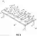 Fig. 14 - Bedding foundation having multiple lift actuators for massage effect