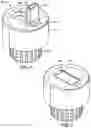 Fig. 03 - Water sterilization cap with removable particulate filter and/or hydration meter