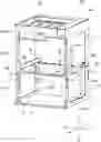 Fig. 01 - Image forming apparatus with two-part frame having grips