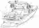 Fig. 01 - Aft-facing transom seating for a boat