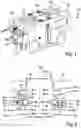 Fig. 02 - Gripping or clamping device comprising a sliding guide and roller guide between jaw guide surfaces and a housing