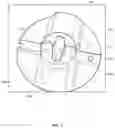 Fig. 08 - Fixing for a spare wheel