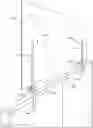 Fig. 01 - Cubicle wall extender apparatus