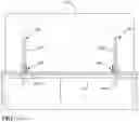 Fig. 08 - Cubicle wall extender apparatus