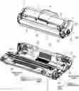 Fig. 01 - Drum cartridge including electrical contact surface movable relative to drum frame