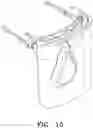Fig. 16 - Face shield for attachment to goggles or eyeglasses