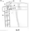 Fig. 11 - Filter frame with foldable sealing flap