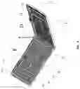 Fig. 09 - Foldable table with auxiliary support