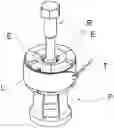 Fig. 01 - Fastening device for assembly and quick release between objects